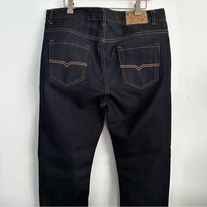 Mens Dark colored slim fit jeans by VINTAGE GENES